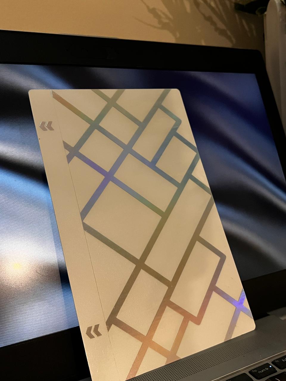 Holographic Diamond Grid Transparent Phone Skin
