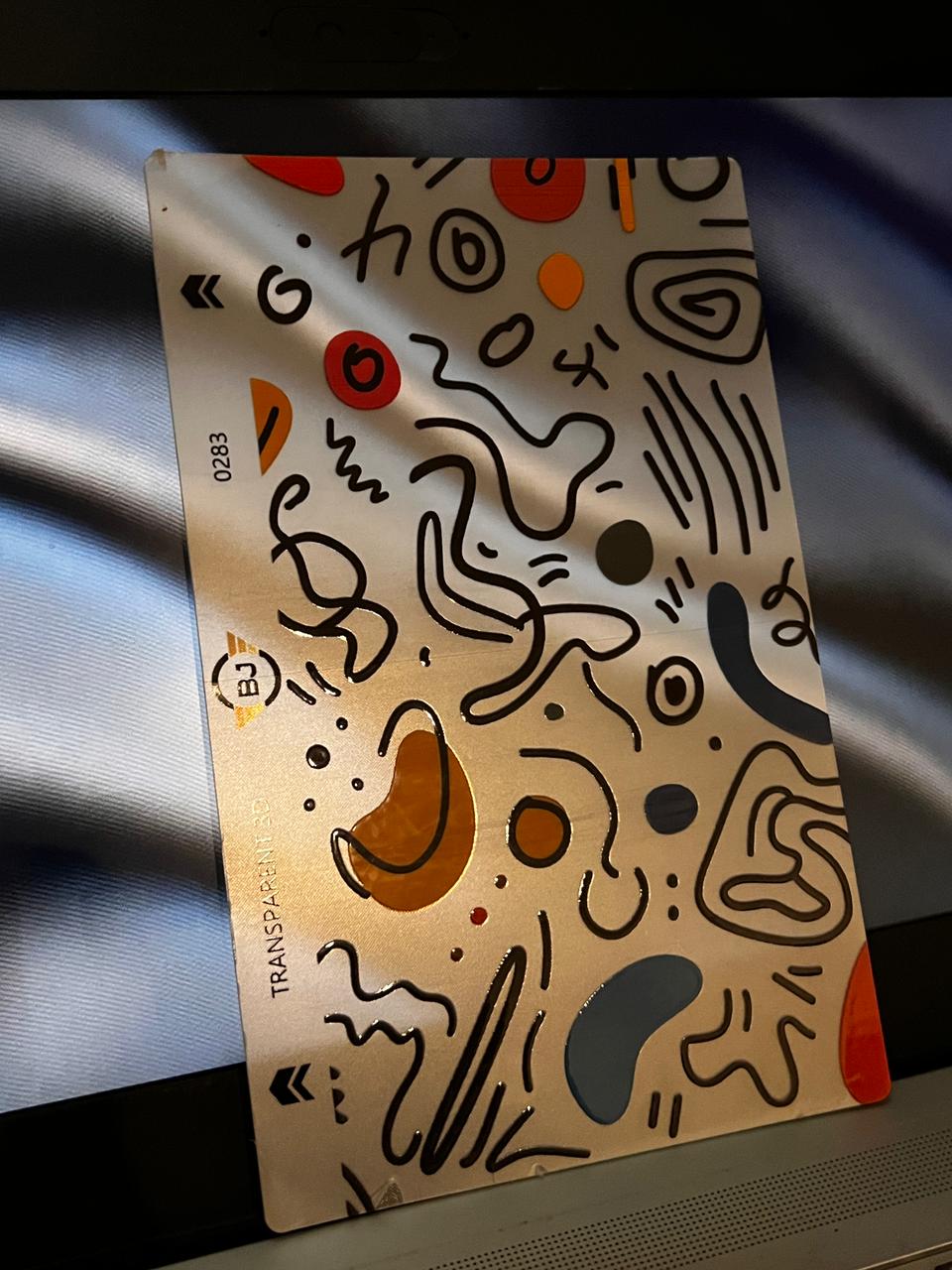 Abstract Doodle Art Transparent Phone Skins