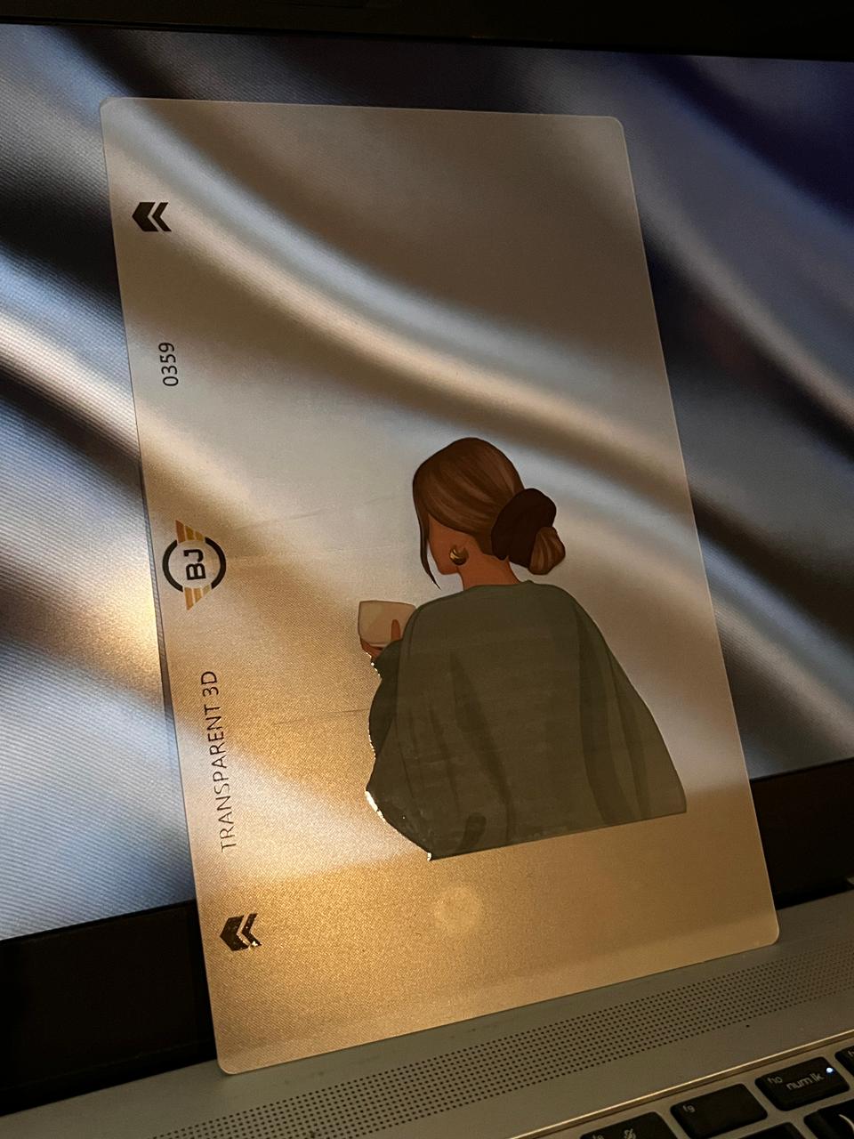 Quiet Mornings Transparent 3D Phone Skin