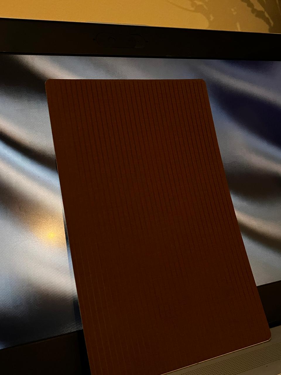 Ribbed Texture Phone Skin - Dark Maroon